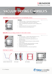 Chambres de séchage sous vide
