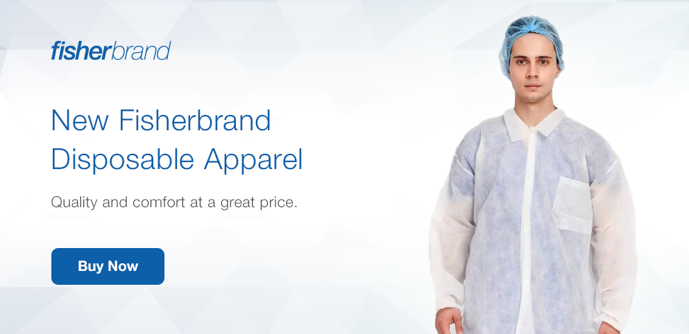 Fisherbrand™ Class I Polypropylene Disposable Lab Coat Fisherbrand™ Class I Polypropylene Disposable Lab Coat